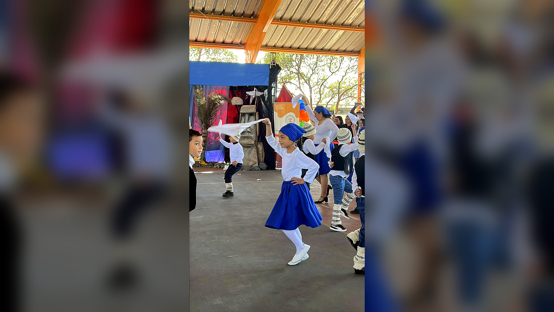 Baile de Fiestas Patrias de 1.º básico