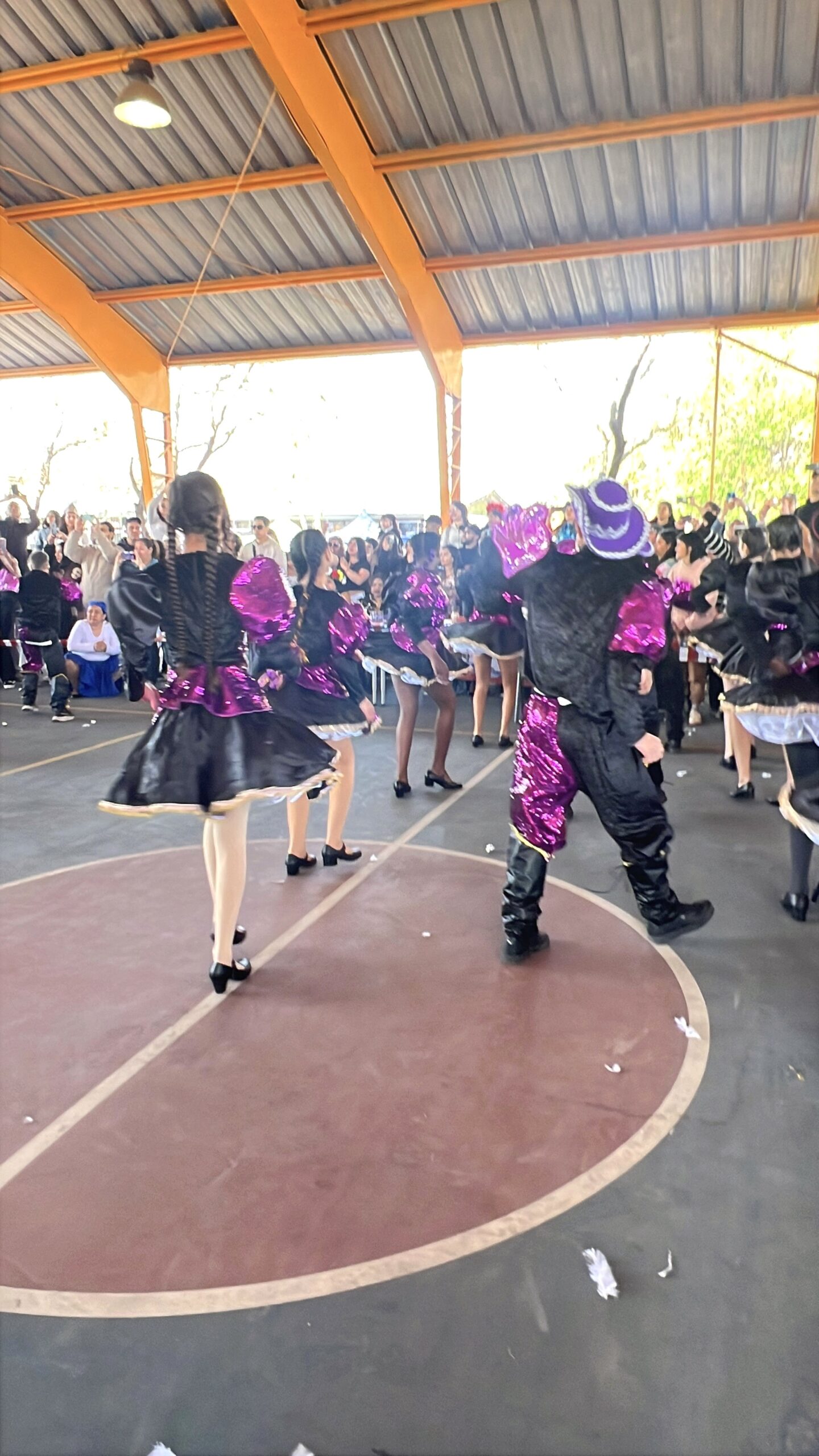 Estudiantes de 8.º básico durante el baile Andu – Caporal (5 de 15)