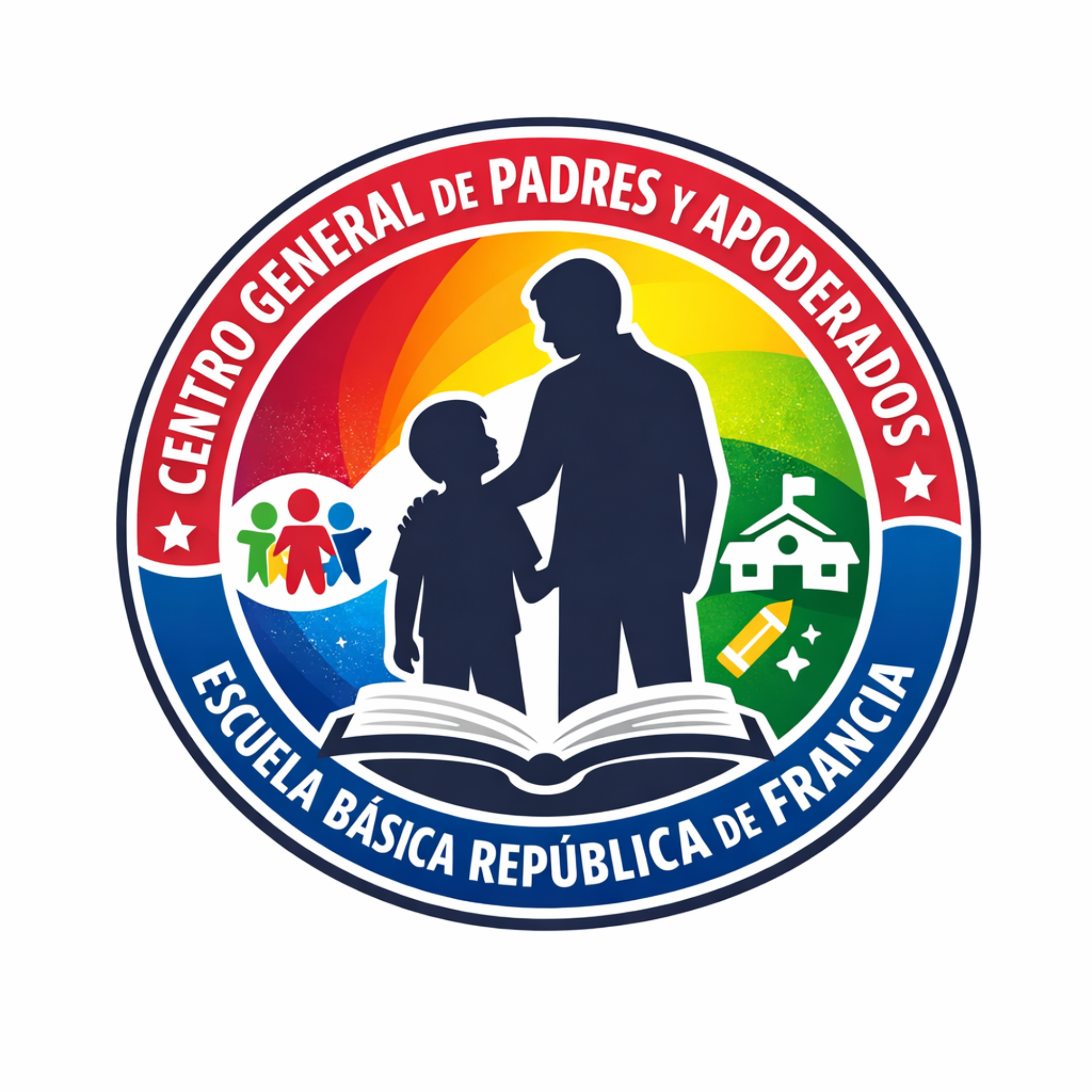 Logo del Centro General de Padres y Apoderados de la Escuela Básica República de Francia